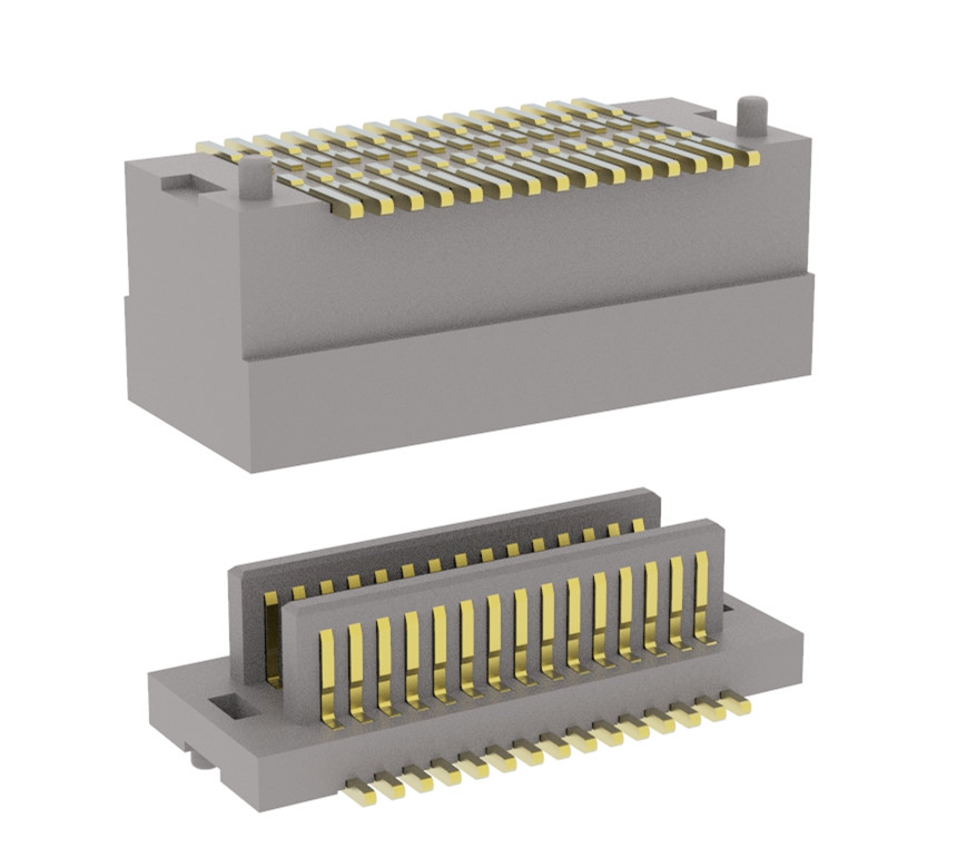 BT050系列0.50mm 双槽板对板连接器 合高3.0mm~8.3mm