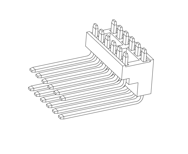 PH3.5 12PIN 连接器